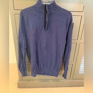 Jos a bank mens tailored fit 1/4 zip sweater